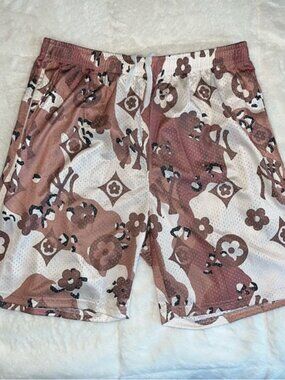 SLX Men’s brown NY Mesh Shorts (XX-LARGE)‎